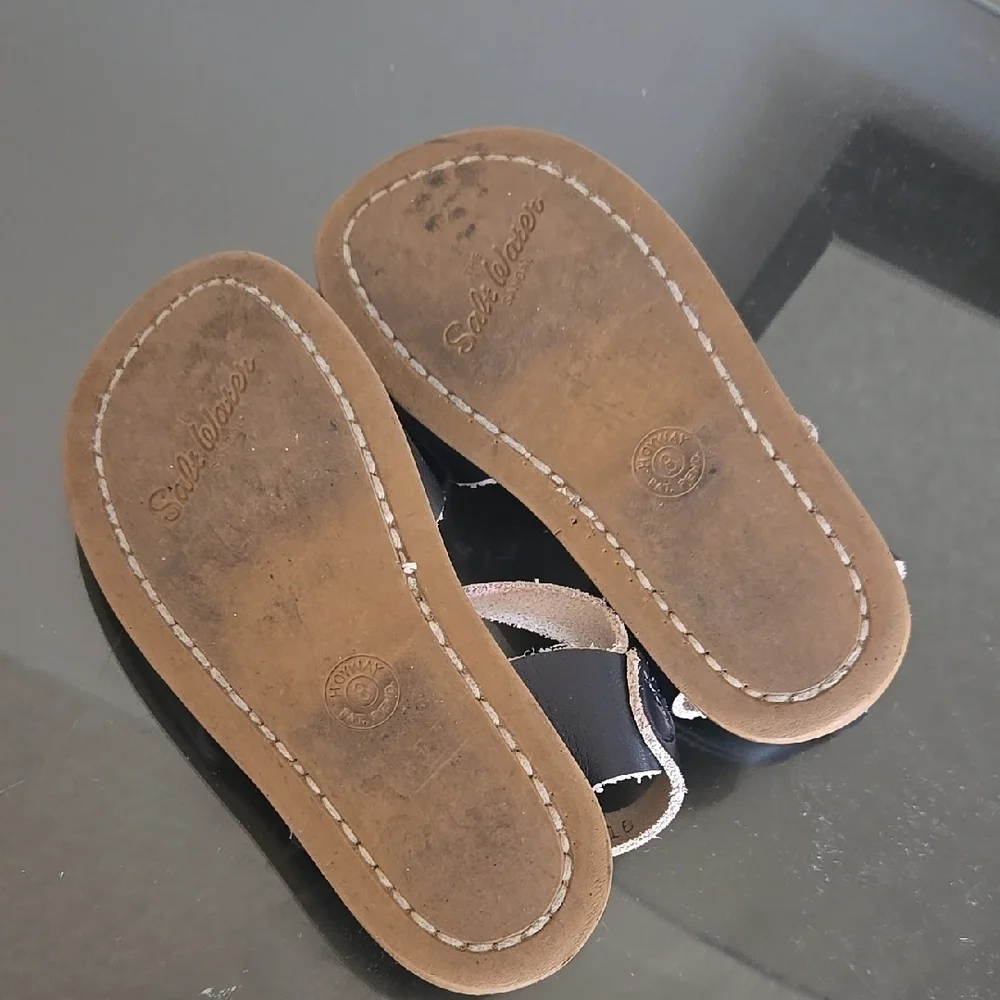 Kids Navy Sandals - Picture 4 of 5